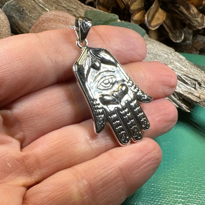 Love Hamsa Hand Necklace
