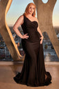 Fitted Stretch Satin One Shoulder Dress
