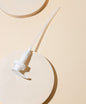 white gallon pump