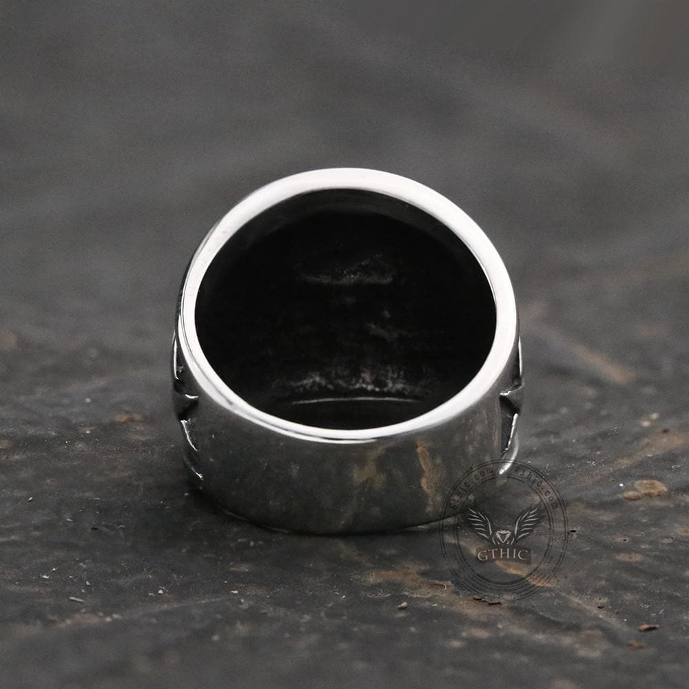Punisher Skull Stainless Steel Biker Ring