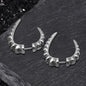 Punk Animal Fangs Stainless Steel Earrings