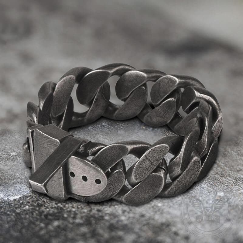 Punk Cuban Chain Stainless Steel Bracelet