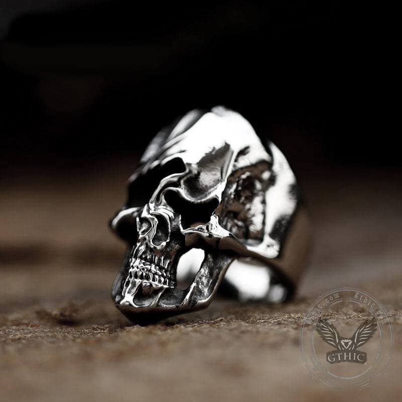 Distorted Soul Stainless Steel Skull Ring