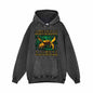 Reject Humanity Crab Print Vintage Washed Hoodie