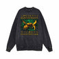 Reject Humanity Crab Print Vintage Washed Sweatshirt