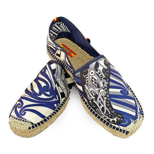KAWA Blue Classic Espadrilles