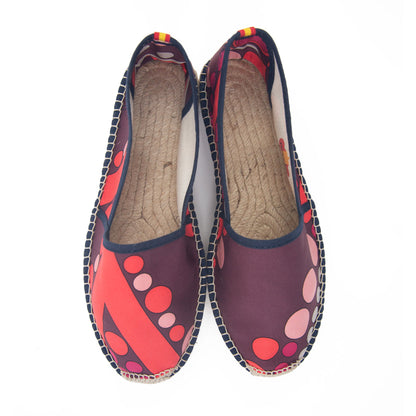 ARIANA Burgundy Classic Espadrilles