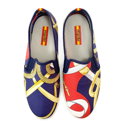 ISANDRO Red/Navy Sneaker
