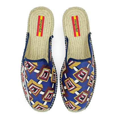 GIGI Navy Mule Espadrilles