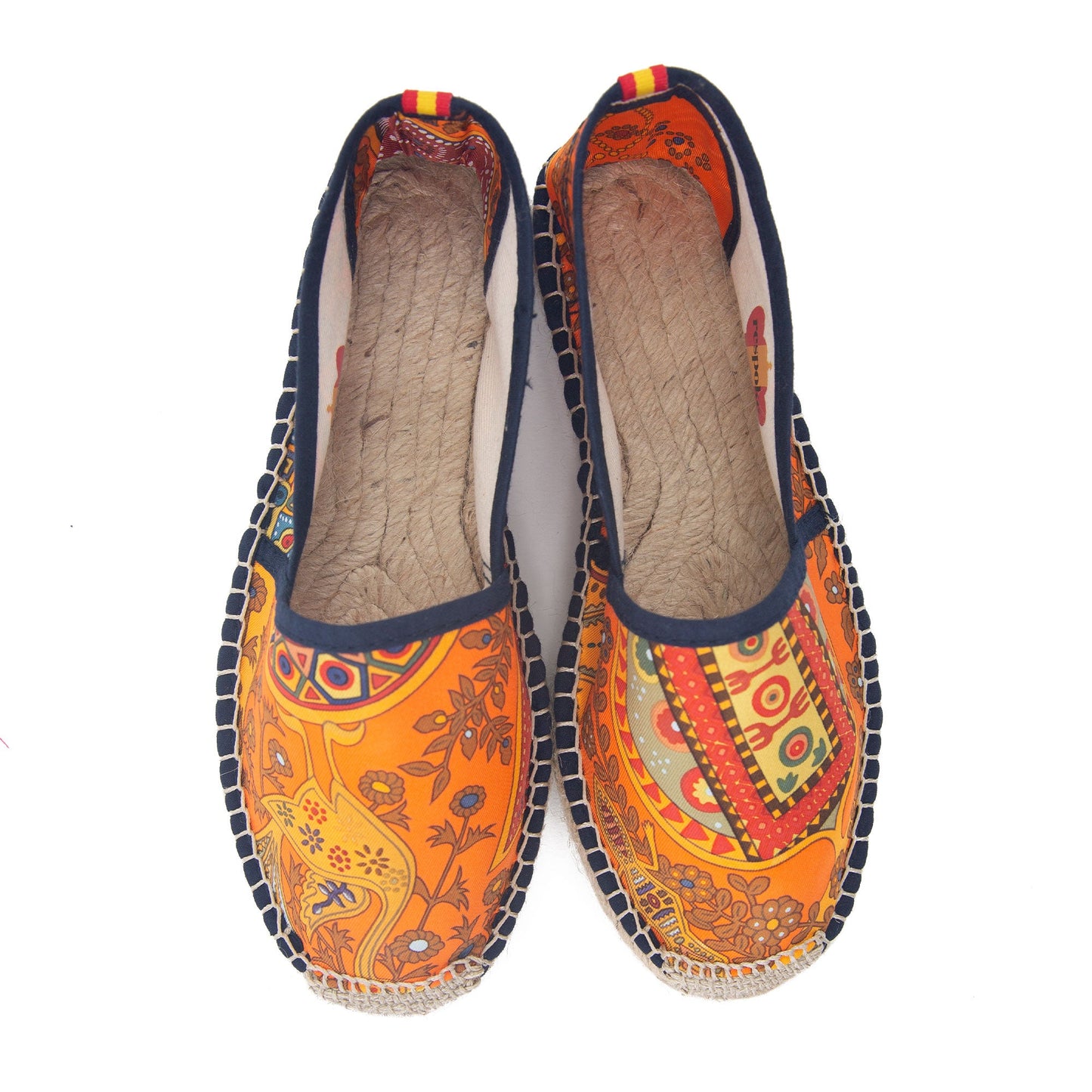 RAFAELA Orange Classic Espadrilles