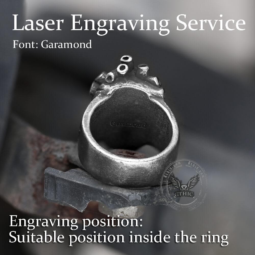Retro Heart Stainless Steel Ring