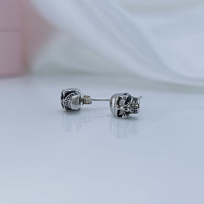 Gothic Skull Stud Earrings