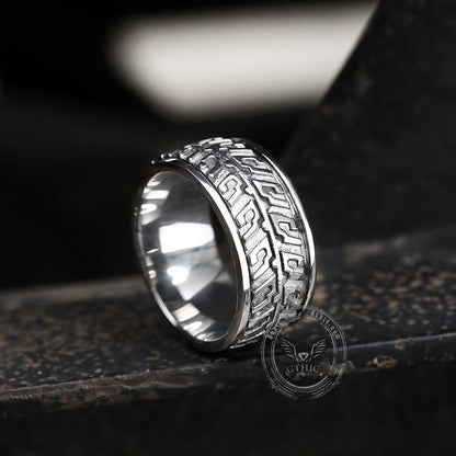Tire Stainless Steel Biker Spinner Ring