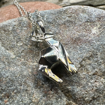 Origami Stag Necklace