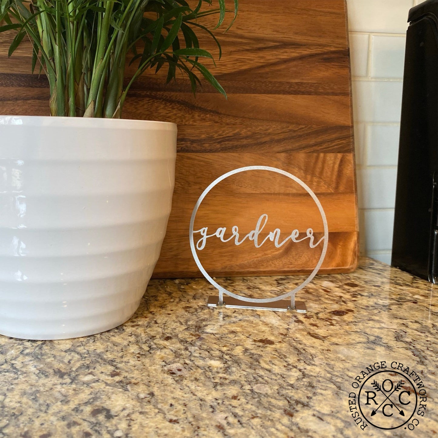 Anderson Tabletop or Shelf Personalized Name Sign - 2 Styles - Last Name Signs