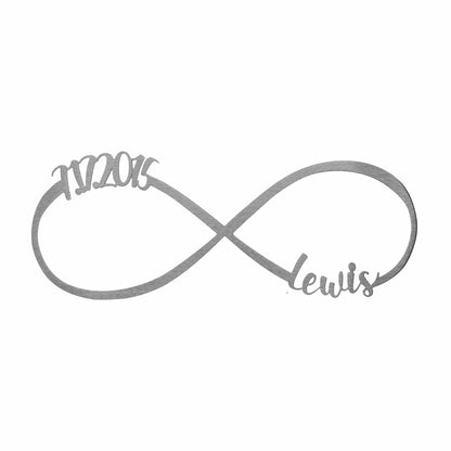 Infinity Sign- bedroom wall decor for couples, anniversary and wedding, eternity symbol
