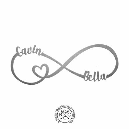 Infinity Sign- bedroom wall decor for couples, anniversary and wedding, eternity symbol
