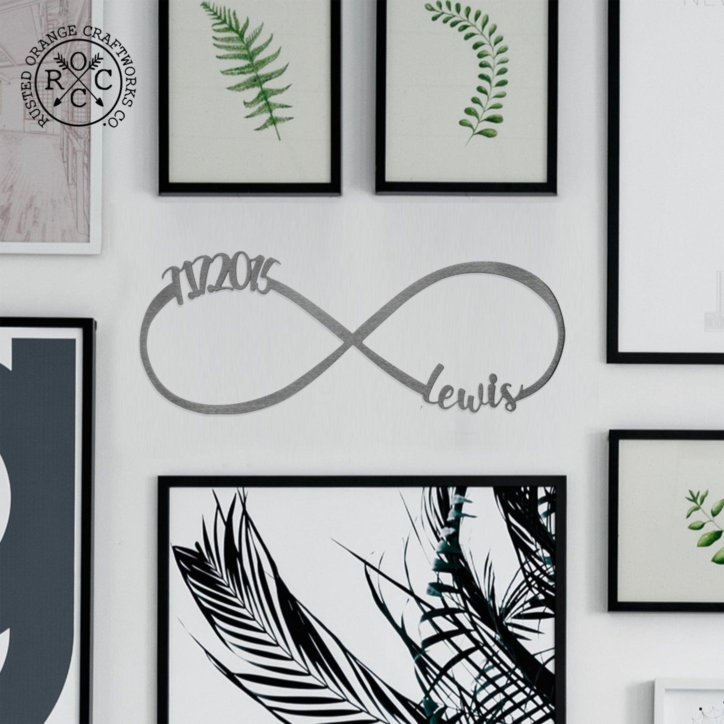 Infinity Sign- bedroom wall decor for couples, anniversary and wedding, eternity symbol