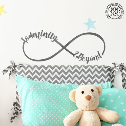 Infinity Sign- bedroom wall decor for couples, anniversary and wedding, eternity symbol