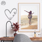 Love is All Around Personalized Initial Signs - 3 Sizes - Valentines day gifts for her bedroom decor