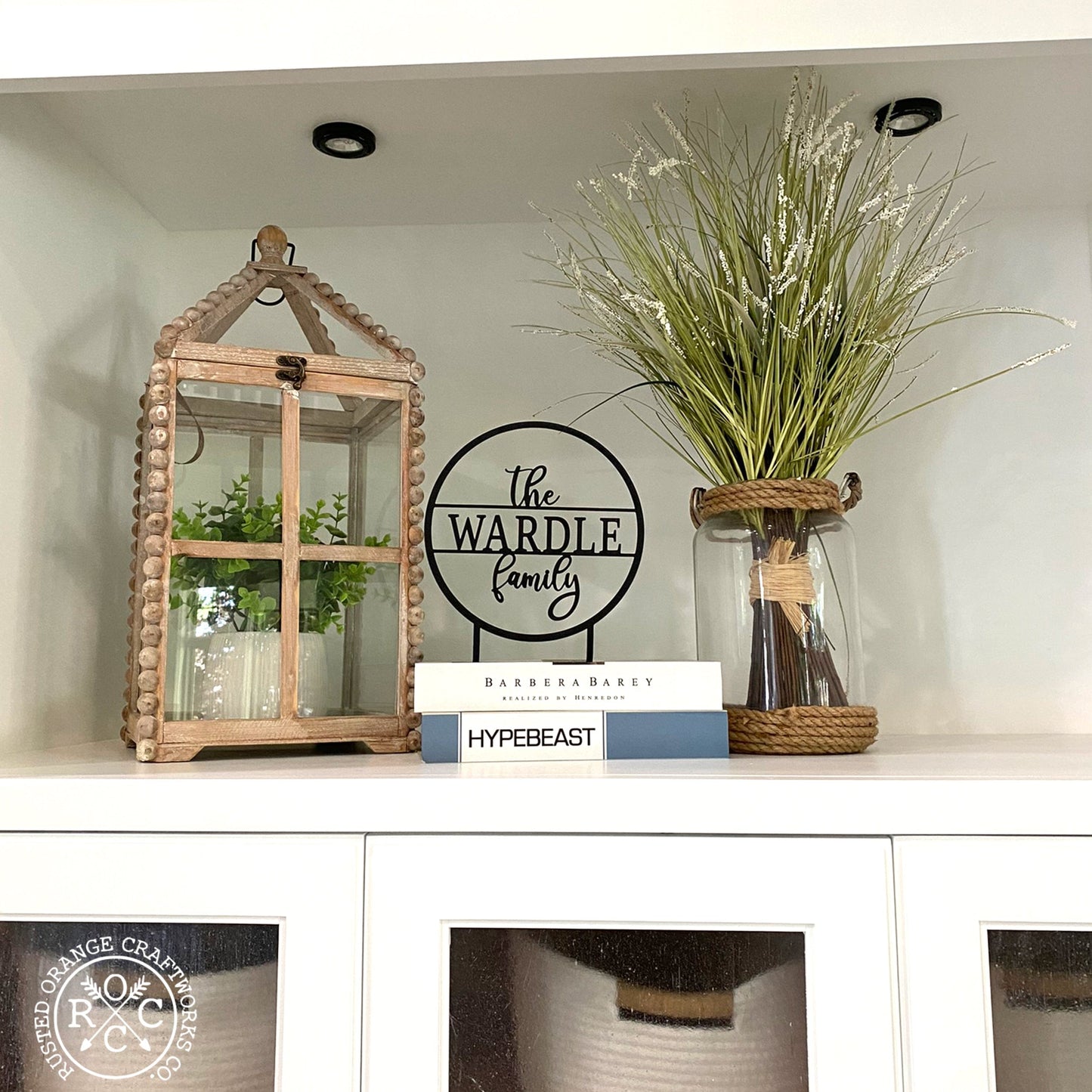 Anderson Tabletop or Shelf Personalized Name Sign - 2 Styles - Last Name Signs