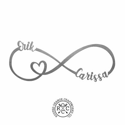 Infinity Sign- bedroom wall decor for couples, anniversary and wedding, eternity symbol