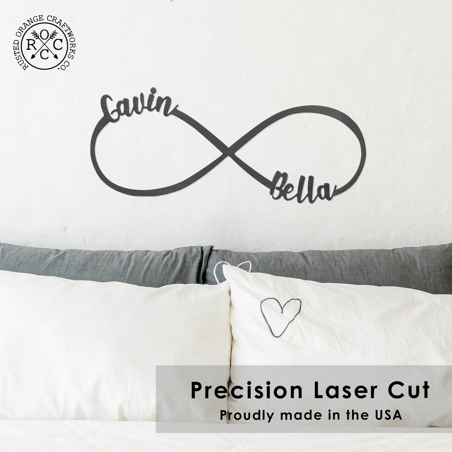 Infinity Sign- bedroom wall decor for couples, anniversary and wedding, eternity symbol