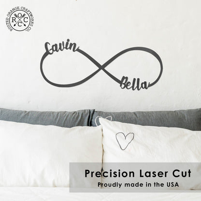 Infinity Sign- bedroom wall decor for couples, anniversary and wedding, eternity symbol