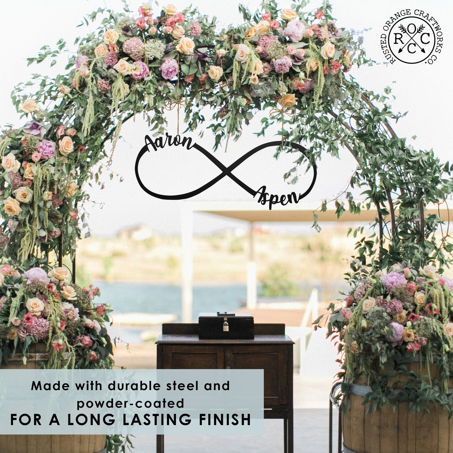 Infinity Sign- bedroom wall decor for couples, anniversary and wedding, eternity symbol