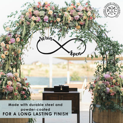 Infinity Sign- bedroom wall decor for couples, anniversary and wedding, eternity symbol
