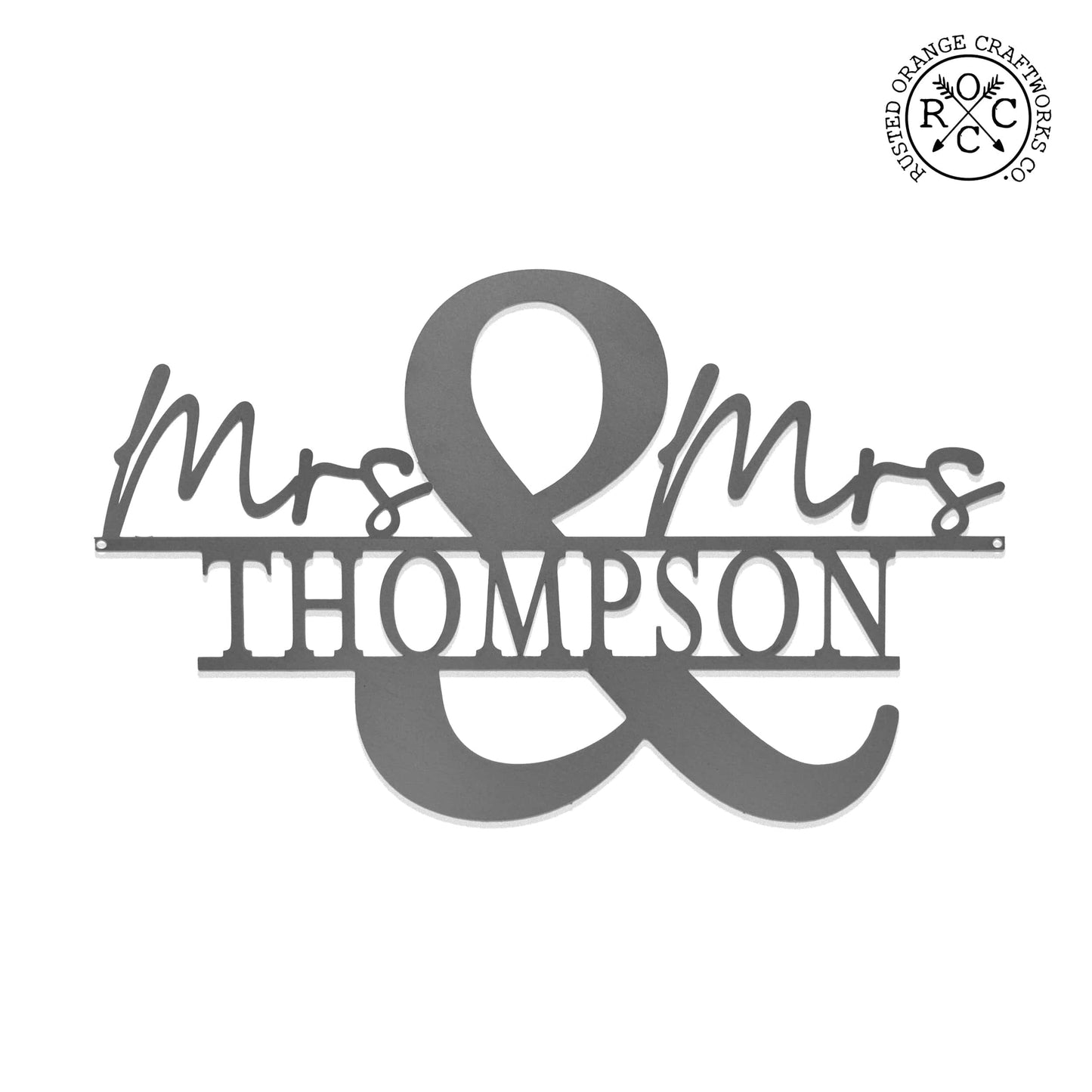 Mr and Mrs Personalized Name Sign - Couple Gifts Wall Decor For Bedroom