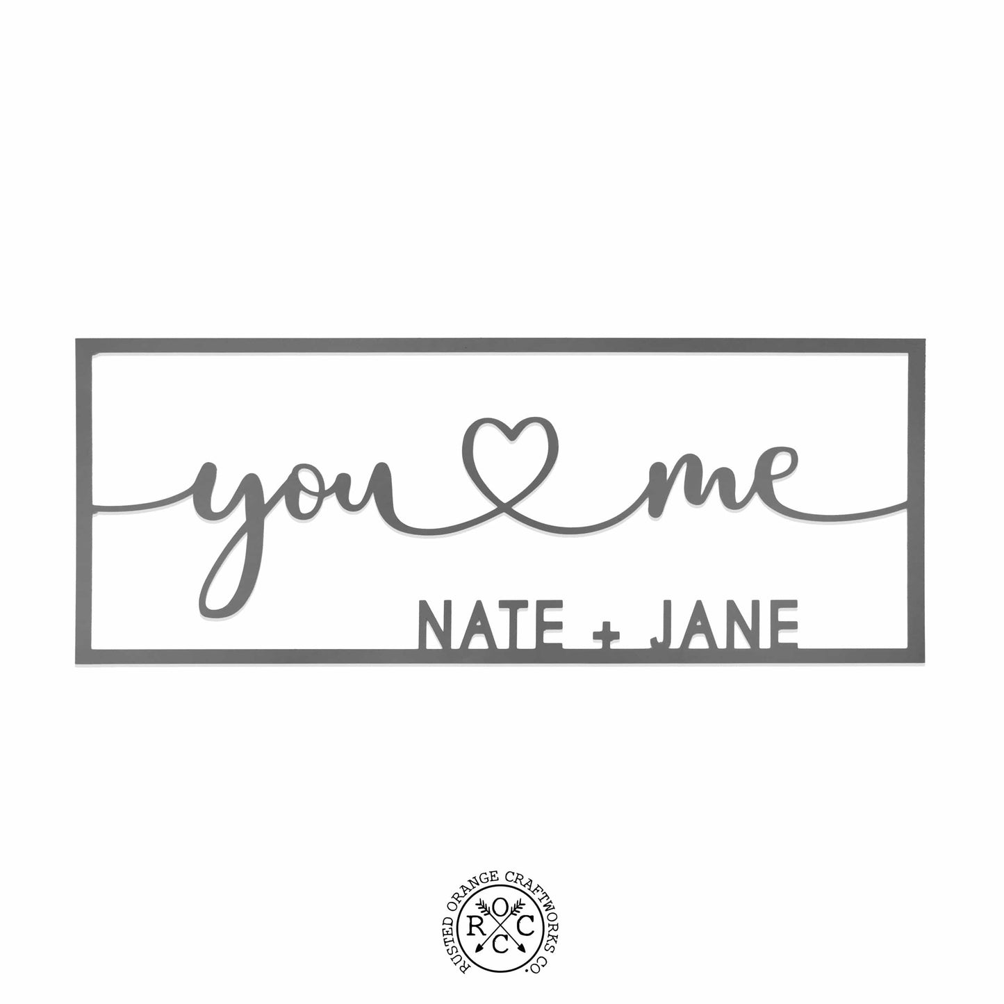 So Happy Together Personalized Name Sign - You And Me sign for bedroom or wedding