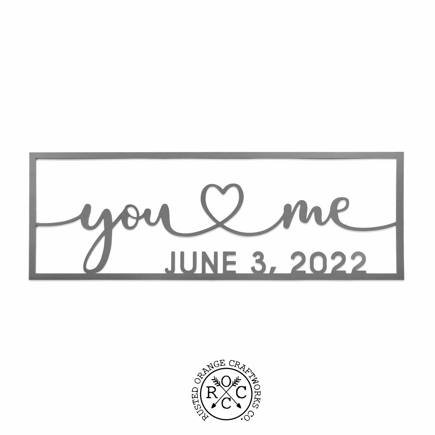 So Happy Together Personalized Name Sign - You And Me sign for bedroom or wedding
