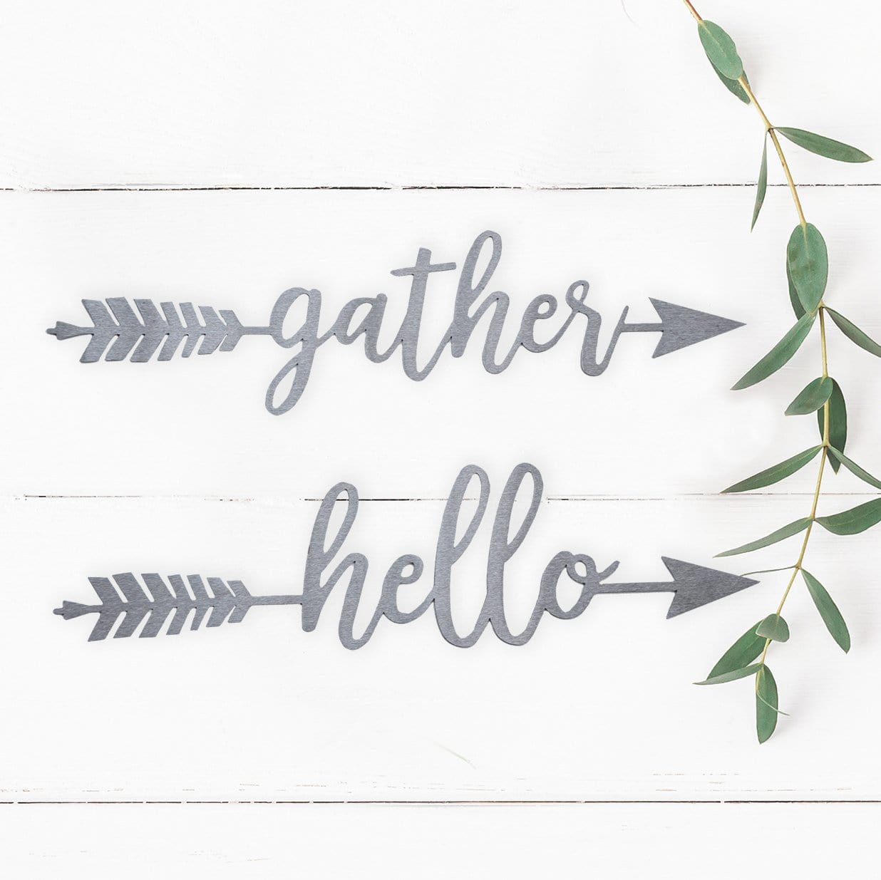 Sweets Arrow - 5 Styles - Personalized Metal Name Sign for Wall Decor