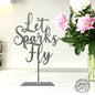 Love is Sweet Reception Decor - Rustic Wedding Decorations Love Sign