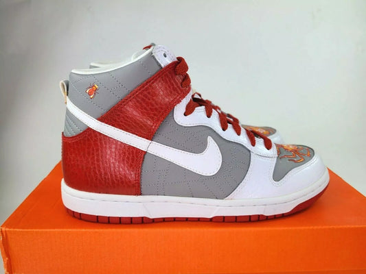 NIKE DUNK HIGH PREMIUM "Spider Red" Size 5.5Y / 7W New