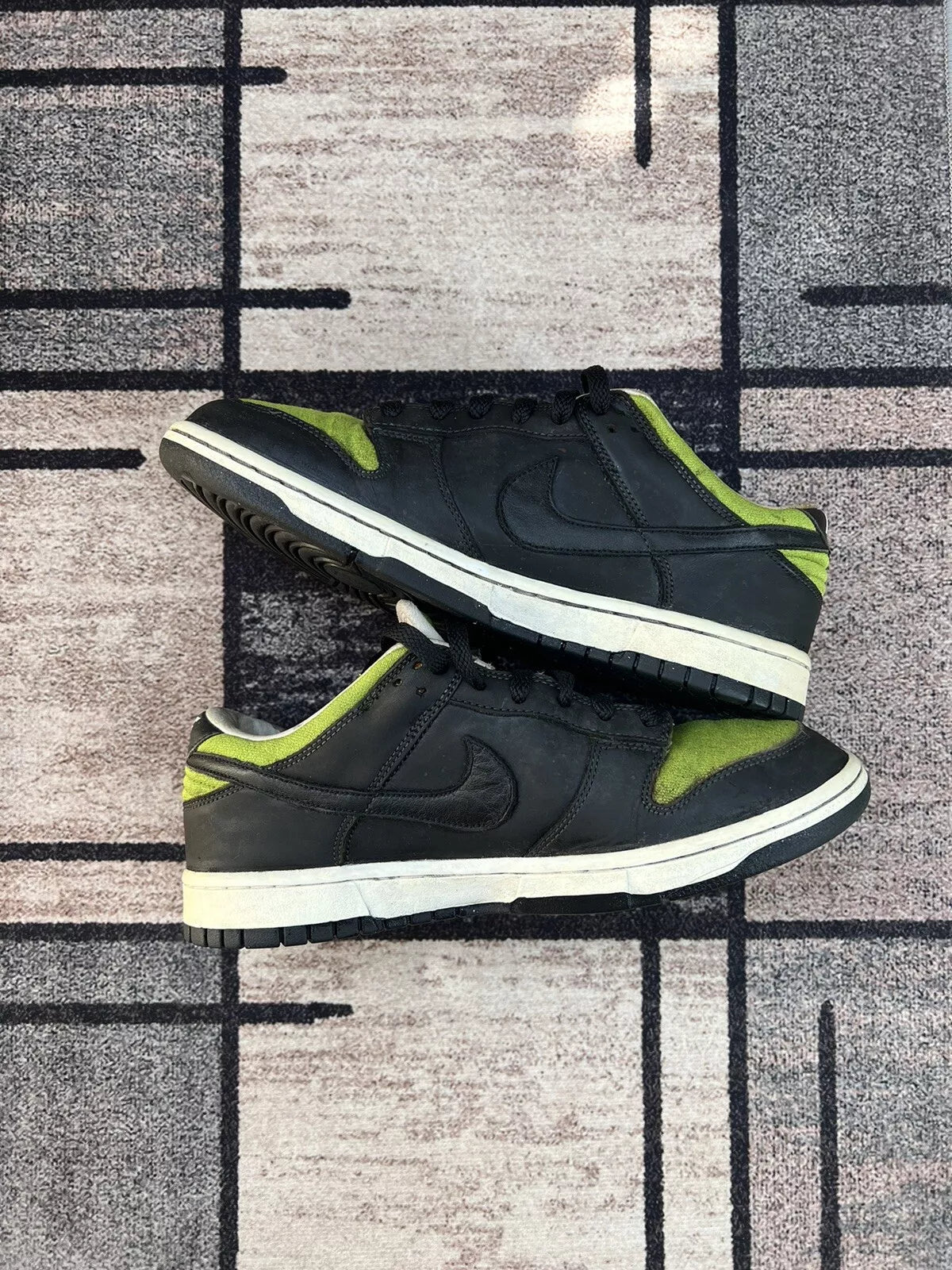 Nike Dunk Low Pro KERMIT THE FROG Midnight Fog Green White Size 9.5M / 11W