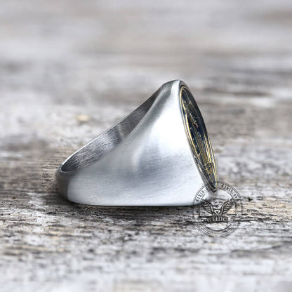 Saint Benedict Stainless Steel Ring