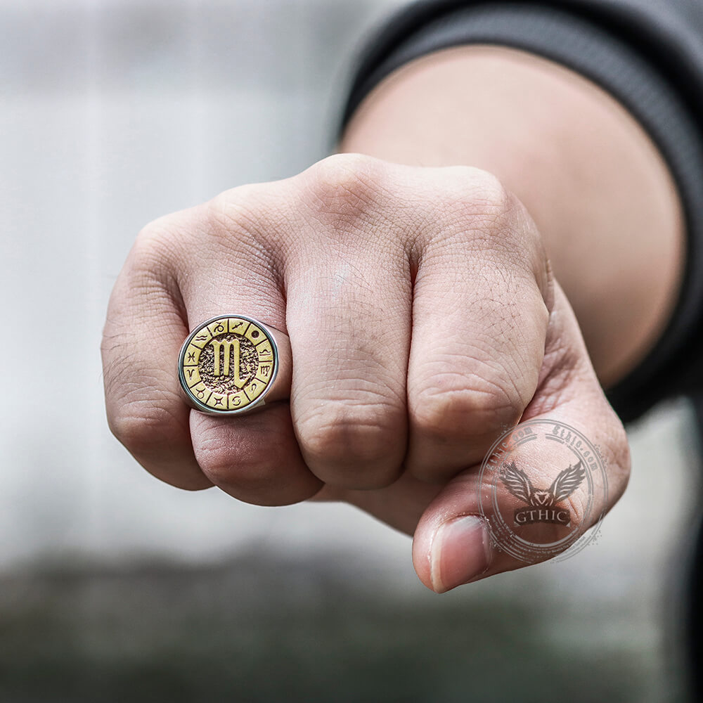 Scorpio Stainless Steel Ring