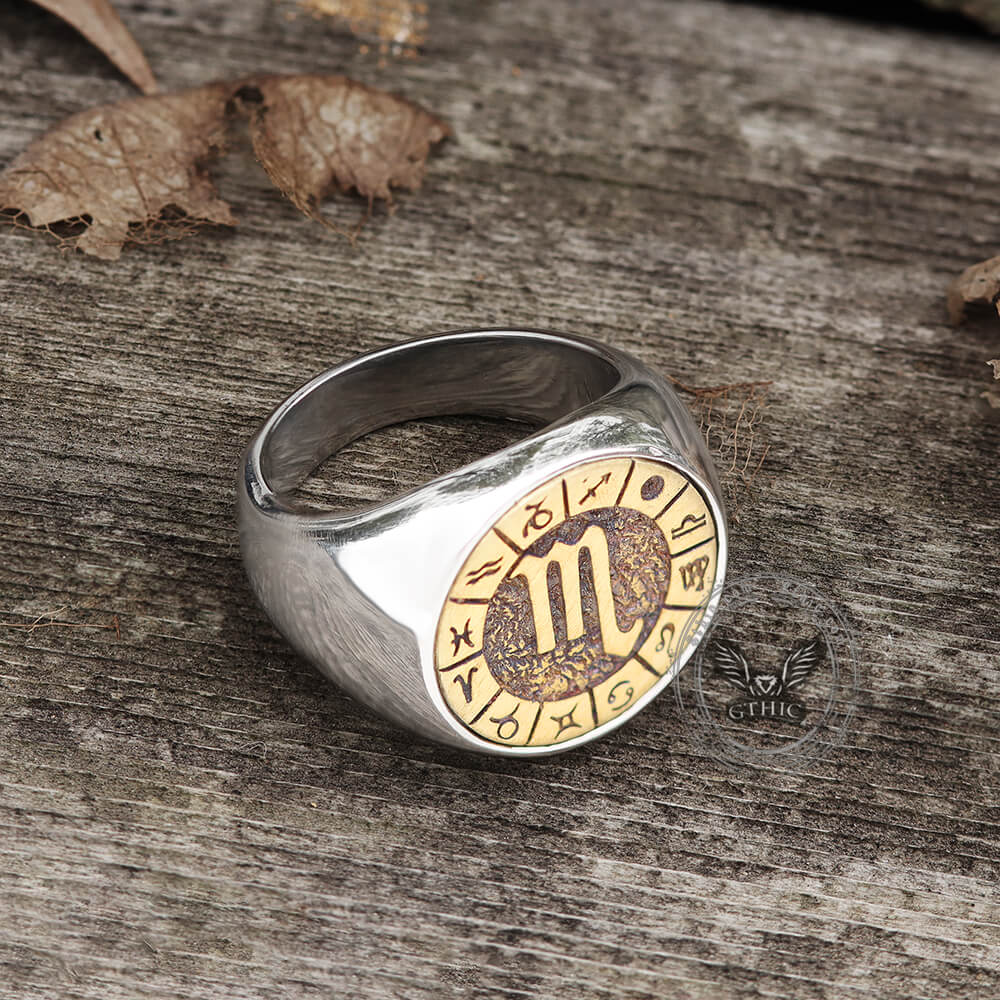 Scorpio Stainless Steel Ring