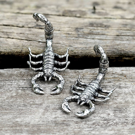 Scorpion Stainless Steel Stud Earrings