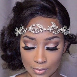 Lauren - Silver Crystal Bridal Headband
