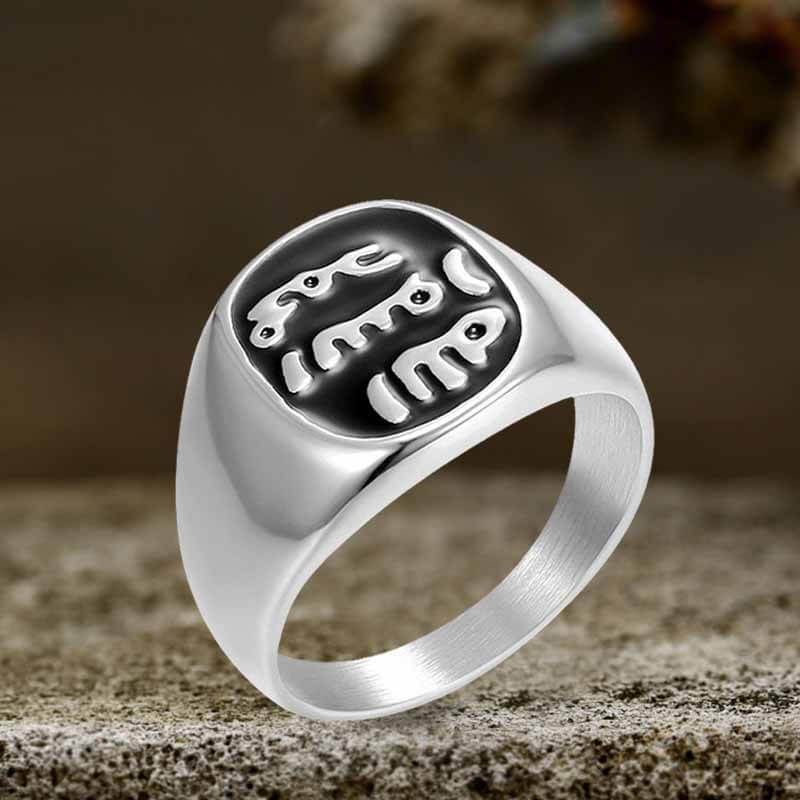 Seal of The Prophet Stainless Steel Islamic Ring