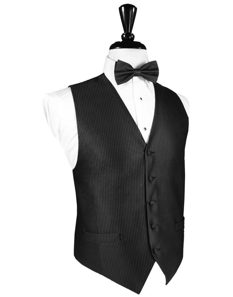Silk Weave Tuxedo Vest