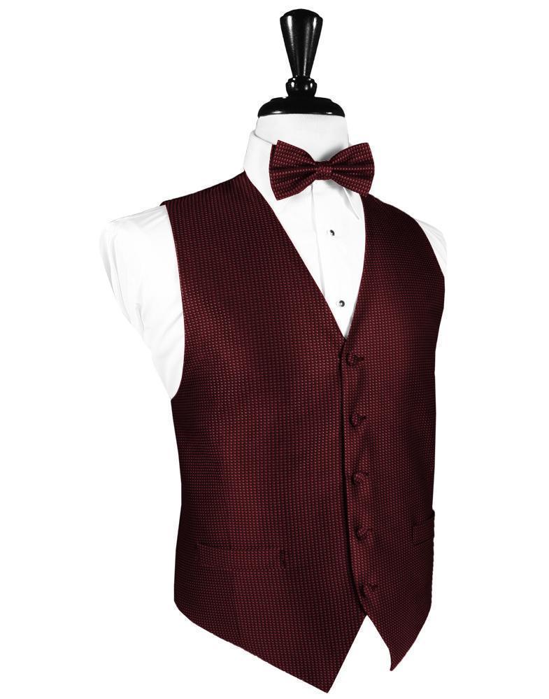 Silk Weave Tuxedo Vest