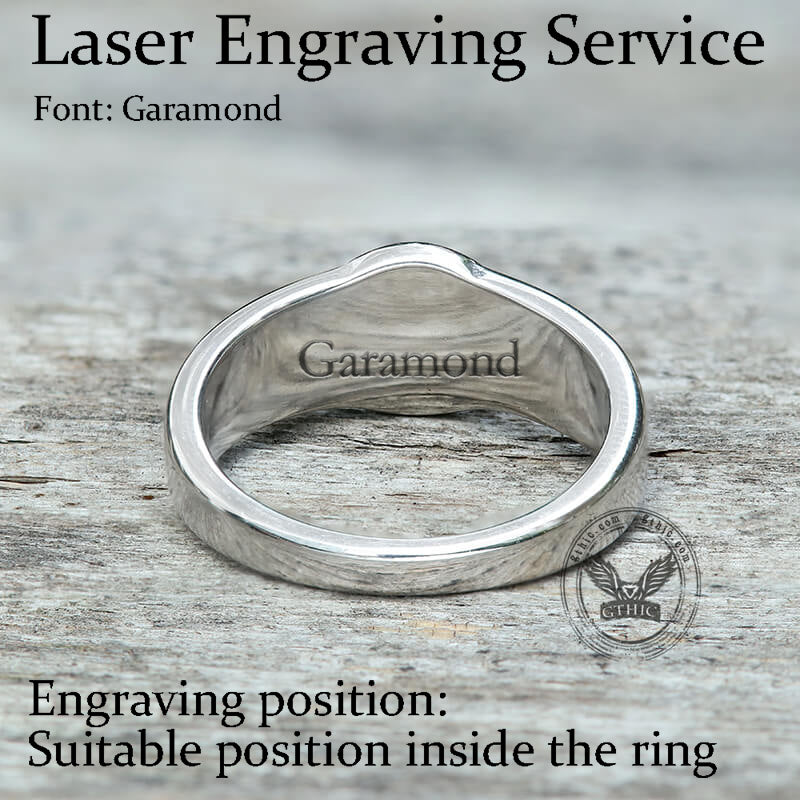 Simple Celtic Knot Stainless Steel Viking Ring