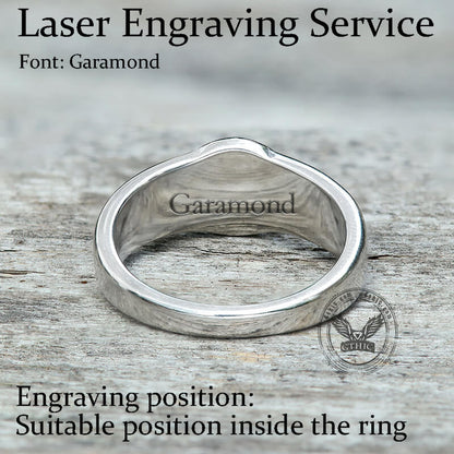 Simple Celtic Knot Stainless Steel Viking Ring