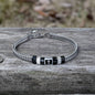 Simple Cross Keel Stainless Steel Bracelet