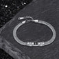 Simple Cross Keel Stainless Steel Bracelet