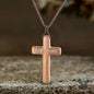 Simple Cross Wood Pendant
